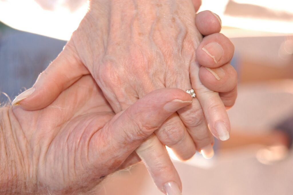 Think of the gifts of love and advice from a Grandparent's hands